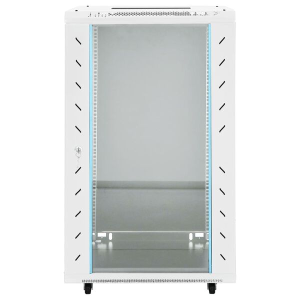 vidaXL Dulap server, picioare pivotante, 18U, 19" IP20 60x60x100 cm