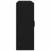 vidaXL Cabinet suspendat 2 pcs Stejar Negru 69,5 x 34 x 90 cm