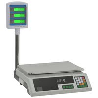 vidaXL Cântar electronic de pachete cu LCD, 30 kg