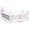 vidaXL Pat box spring cu saltea, verde &icirc;nchis, 180x200 cm, catifea