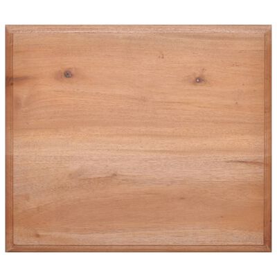 vidaXL Masă noptieră, 35 x 30 x 60 cm, lemn masiv de mahon