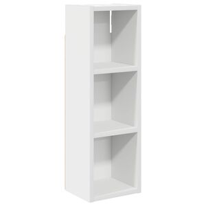 vidaXL Dulap de perete pentru baie Alb 20 x 16 x 62,5 cm