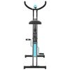 vidaXL Bicicletă fitness X-Bike cu curea de rezistență, albastru