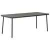 vidaXL Masă de grădină gri &icirc;nchis 180x83x72 cm oțel