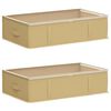 vidaXL Cutie de depozitare cu fereastră superioară transparentă 2 pcs