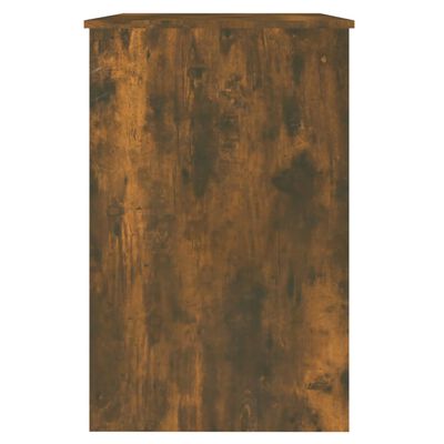 vidaXL Birou, stejar fumuriu, 100x50x76 cm, lemn prelucrat