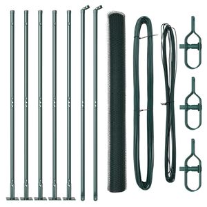 vidaXL St&acirc;lp de gard. Verde