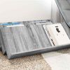 vidaXL Raft pentru reviste Gri Sonoma 90 x 53 x 28,5 cm Lemn compozit