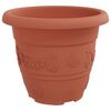 vidaXL Ghivece pentru plante 6 pcs Roșu cărămidă &Oslash; 26 x 21.5 cm
