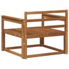 vidaXL Canapea Medie pentru Exterior Lemn Solid de Acacia natural