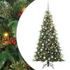 vidaXL Brad de Crăciun artificial cu ramuri articulare Verde 180 cm