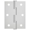 vidaXL Hinge 2 pcs Argintiu 50 x 38 x 1,3 mm Oțel