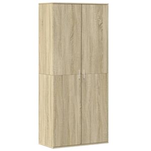 vidaXL Pantofar, stejar Sonoma, 80 x 39 x 178 cm, PAL