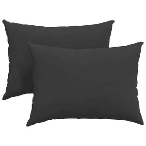 vidaXL Perne pentru canapea 2 pcs Negru 70 x 50 cm țesătură