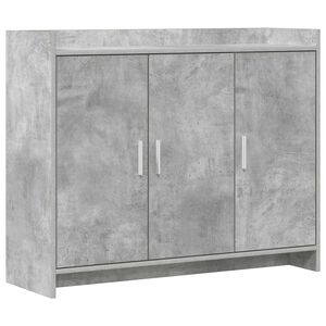 vidaXL Bufet Gri Beton 98,5 x 33 x 80 cm Lemn prelucrat