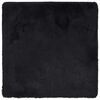 vidaXL Covor shaggy cu pom &icirc;nalt, NAVARRA, negru, 160x160cm, poliester