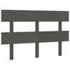 vidaXL Tăblie de pat, gri, 138x3x81 cm, lemn masiv de pin