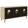 vidaXL Cabinet TV BREMEN 102 x 33 x 50 cm Sonoma Lemn prelucrat