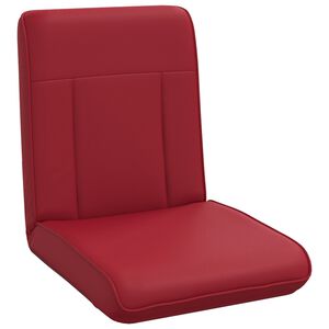 vidaXL Fotoliu reglabil Roșu Vin Piele artificială