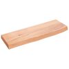 vidaXL Poliță perete maro deschis 60x20x4 cm lemn masiv stejar tratat
