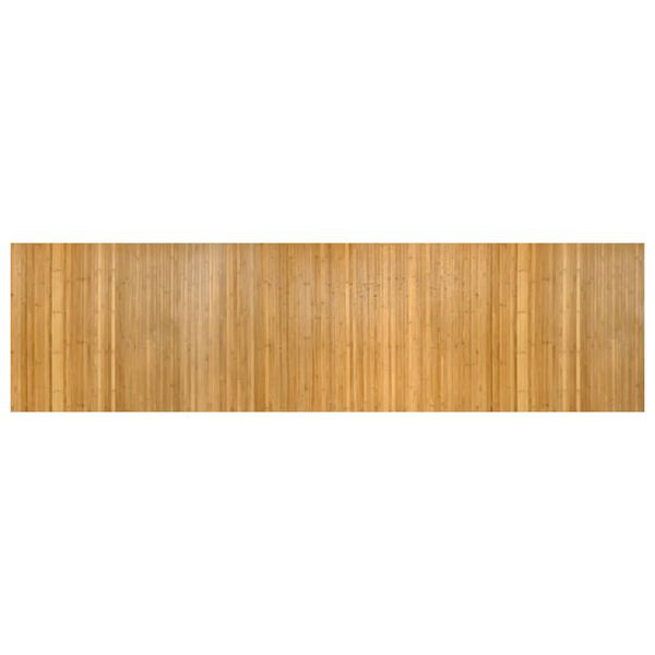 vidaXL Covor dreptunghiular, natural, 80x300 cm, bambus