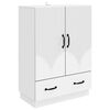 vidaXL Bufet Alb 66 x 34,5 x 92 cm Lemn prelucrat
