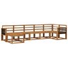vidaXL Set de canapele de exterior 7 pcs natural Lemn Solid de Acacia
