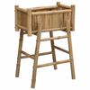 vidaXL Ghiveci pentru Grădină cu Suport natural 50 x 38 x 74 cm Bambus