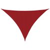 vidaXL Parasolar, roșu, 3x3x4,24 m, țesătură oxford, triunghiular