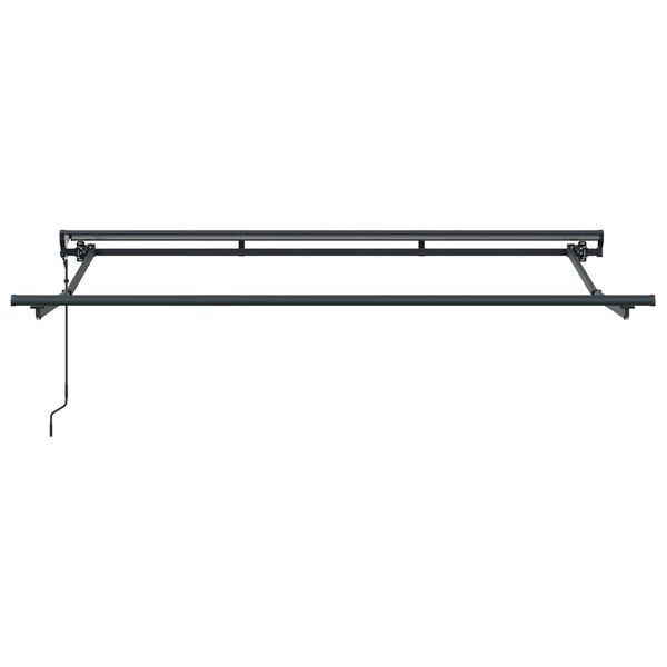 vidaXL Cort electric retractabil Galben și alb 3,5 x 2 m