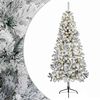 vidaXL Brad de Crăciun artificial cu ramuri articulare 210 cm