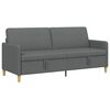 vidaXL Sofa cu Spațiu de Depozitare Gri &icirc;nchis 192 x 78 x 87 cm
