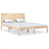 vidaXL Cadru de pat King Size, 150x200 cm, lemn masiv