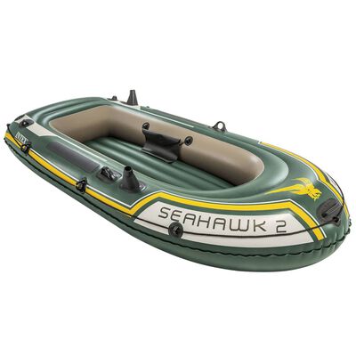 Intex Set barcă gonflabilă "Seahawk 2" cu motor independent și suport