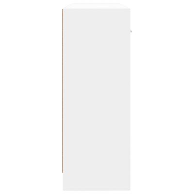 vidaXL Servantă, alb, 91x28x75 cm, lemn compozit