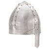 vidaXL Coif cavaler medieval antic, jocuri de rol, argintiu, oțel