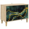 vidaXL Cabinet TV WIJHE 69 x 33 x 50 cm Sonoma Lemn prelucrat
