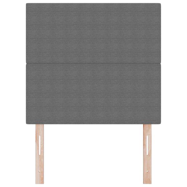 vidaXL Tăblie cap cu headboard Gri deschis 90 cm Piele artificială