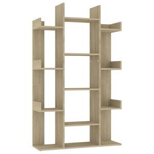 vidaXL Bibliotecă, stejar sonoma, 86x25,5x140 cm, PAL