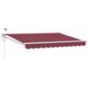 vidaXL Cort electric retractabil Roșu Burgund 3,5 x 2,5 m