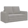 vidaXL Pat canapea Gri deschis 148 x 71 x 83 cm Catifea