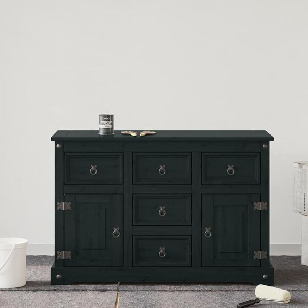 vidaXL Vopsea pentru mobilă Negru 10 x 10 x 12 cm Print pe perete