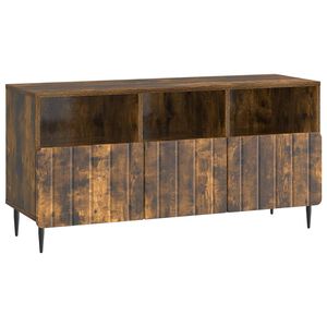 vidaXL Cabinet TV Stejar fumuriu 102 x 34,5 x 50 cm Lemn prelucrat