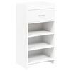 vidaXL Dulap pentru pantofi Alb 48 x 36 x 92 cm Lemn prelucrat