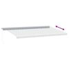 vidaXL Copertină retractabilă manual cu LED, antracit/alb, 600x350 cm