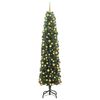 vidaXL Brad de Crăciun artificial Verde 180 cm PVC și oțel și plastic