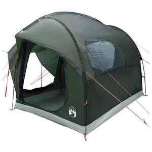 vidaXL Cort pentru mașină cu acoperiș Verde Army 239 x 210 x 210 cm