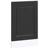 vidaXL Panou pentru mașină de spălat vase Porto Negru 45x1,5x57 cm lemn prelucrat