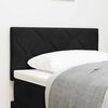 vidaXL Tăblie LED cu headboard Negru 80 cm Piele artificială