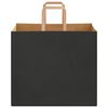 vidaXL Saci de hârtie 50 buc cu mânere negre 32x22x28 cm